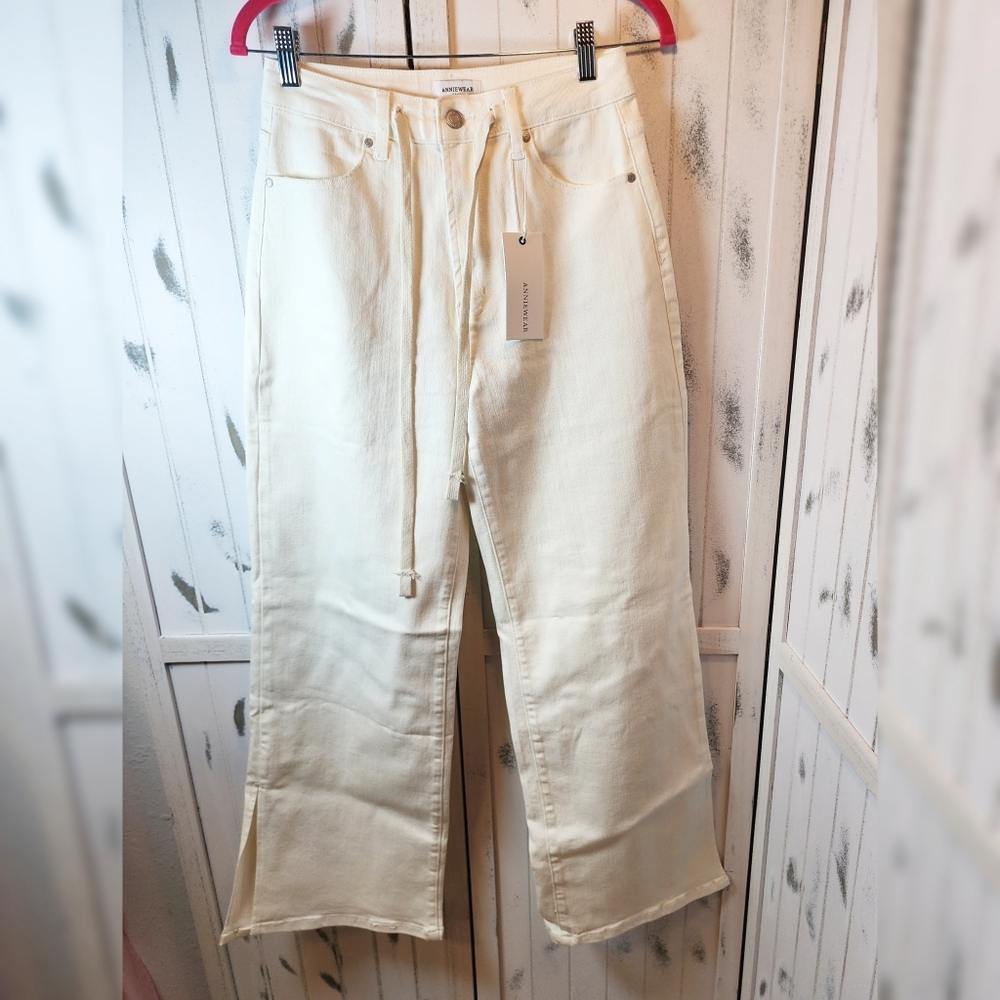 Anniewear White Wide-Leg Pants - Picture 4 of 5